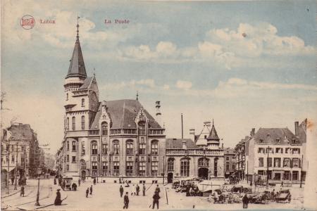 LIEGE: la poste.