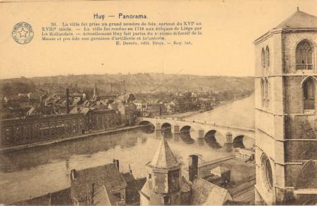 HUY panorama vu du fort.