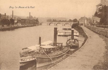 HUY: la Meuse, le pont
