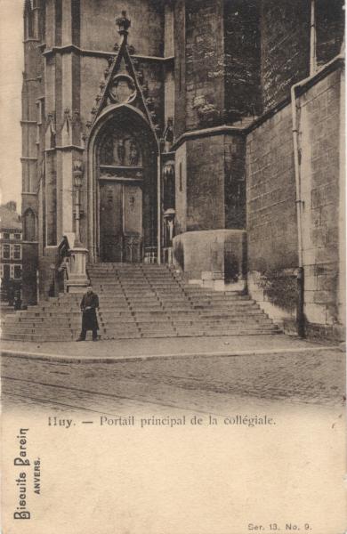 HUY: portail principal de la collégiale.