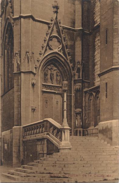 HUY: portail de la collégiale.