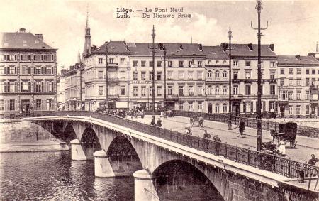 LIEGE: le Pont Neuf.